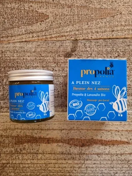 Baume des 4 saisons – Massage pectoral 60 ml – Propolia