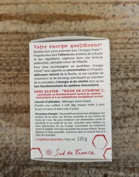 Energie Vitale 120g – Propolia – Image 3