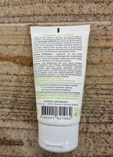 Gommage visage BIO 50 ml – Propolia – Image 2