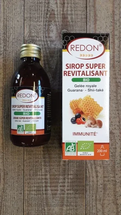 Sirop super revitalisant BIO Shiitake et gelée royale 200ml – Redon