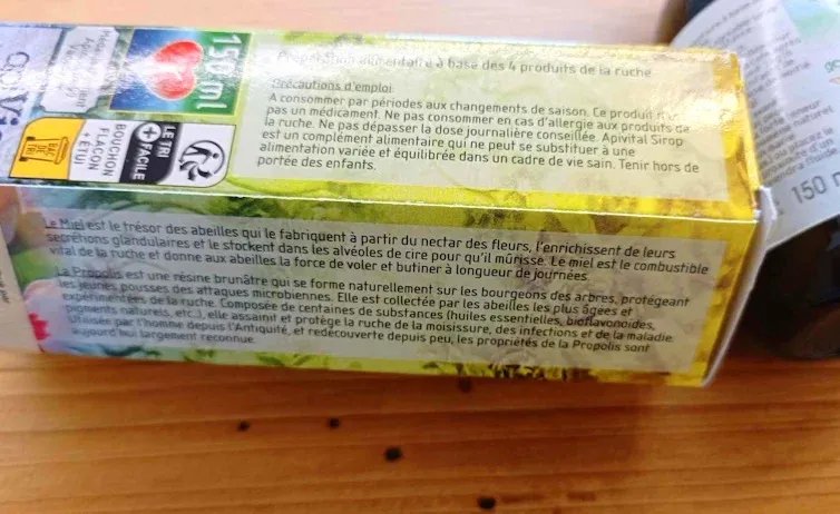 Apivital – Sirop Tonique 150ml – Image 3