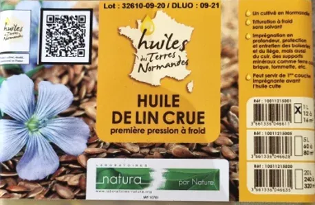 Huile de Lin Crue – 1 litre – PROMOTION – Image 2