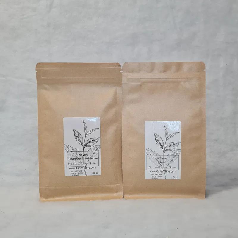 Thé Vert 100g différentes saveurs