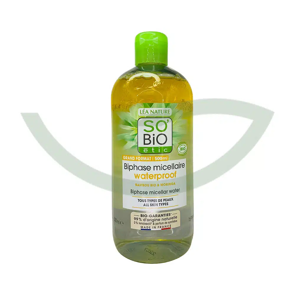 Biphasé micellaire waterproof BAMBOO – 500ml – So Bio
