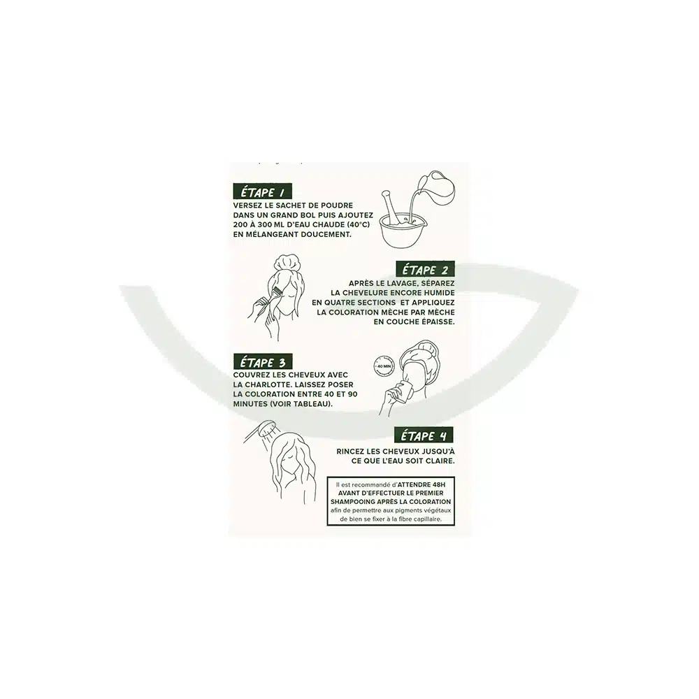 Coloration végétale châtain acajou – 100g – Emblica – Image 5