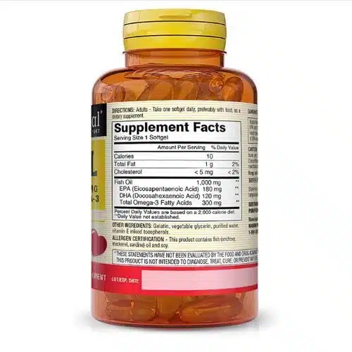 Huile de Poisson – 60 capsules – 1000 mg – Mason Natural – Image 3