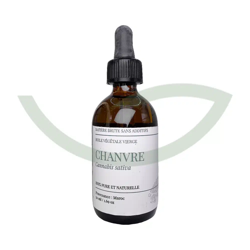 Huile Vierge de Graine de Chanvre – 50ml – Zina Cosmetik