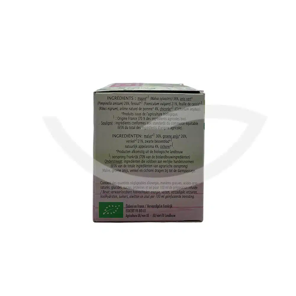 Infusion transit saveur pomme – 20 sachets – Jardin BIO – Image 3