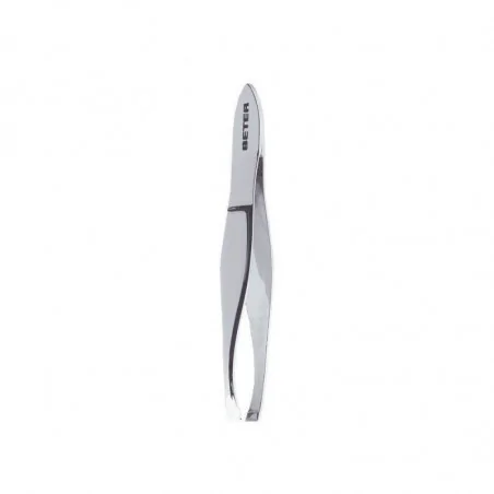 Pince à épiler Chromée Pointe droite – 7,2cm – BETER