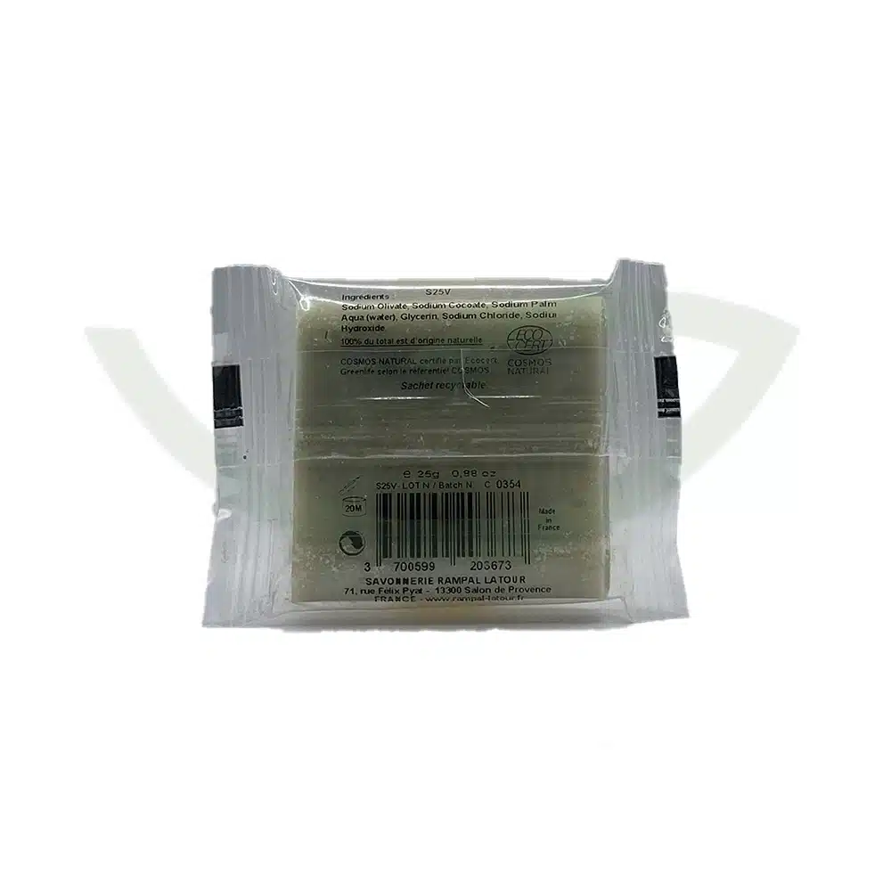 Savon de Marseille vert – 25g – Rampal Latour – Image 2