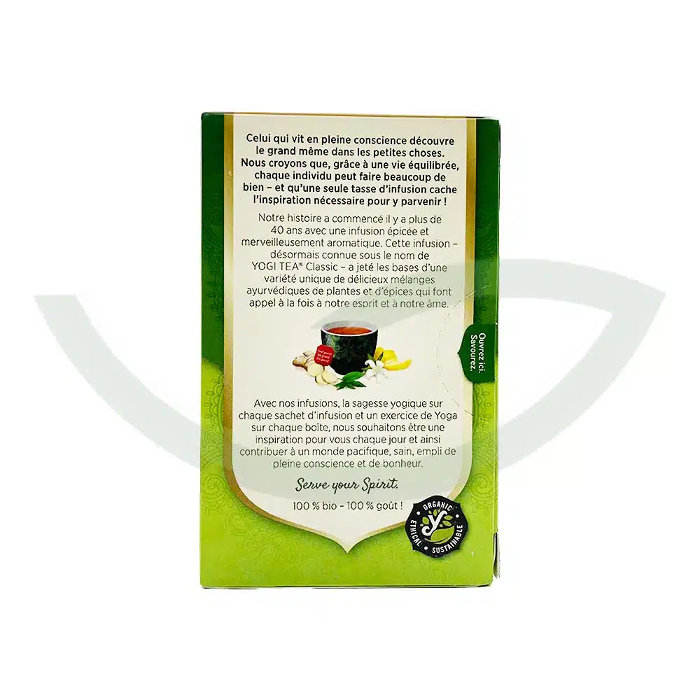 Thé Vert au Jasmin – 17 Sachets – Yogi Tea – Image 2
