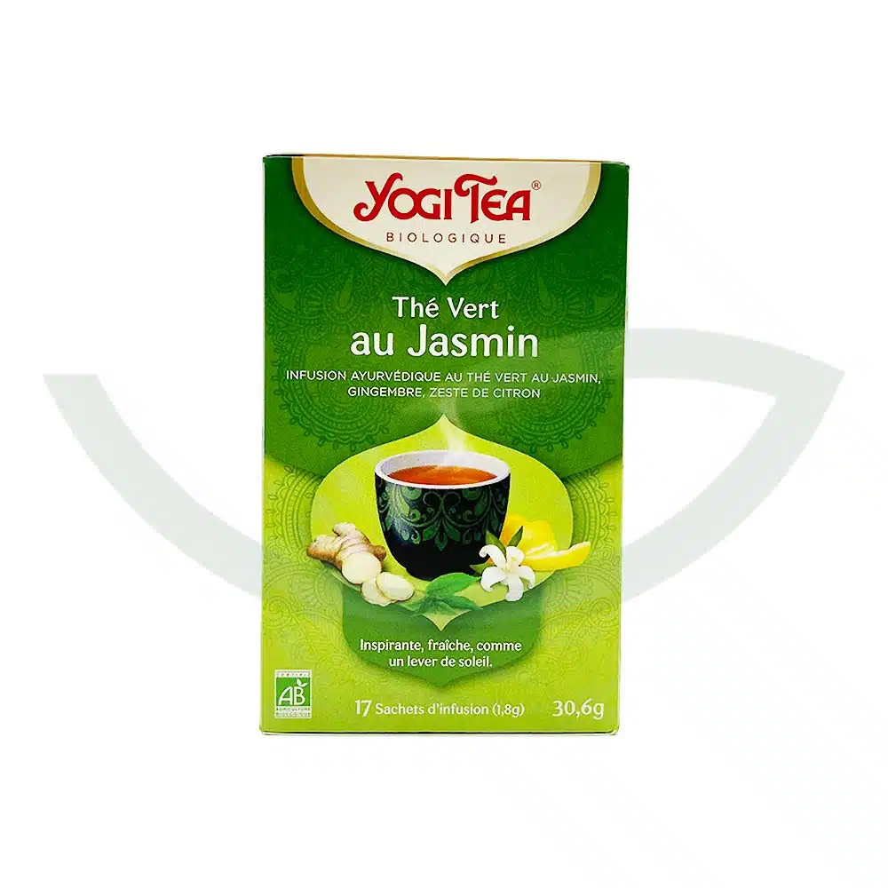 Thé Vert au Jasmin – 17 Sachets – Yogi Tea