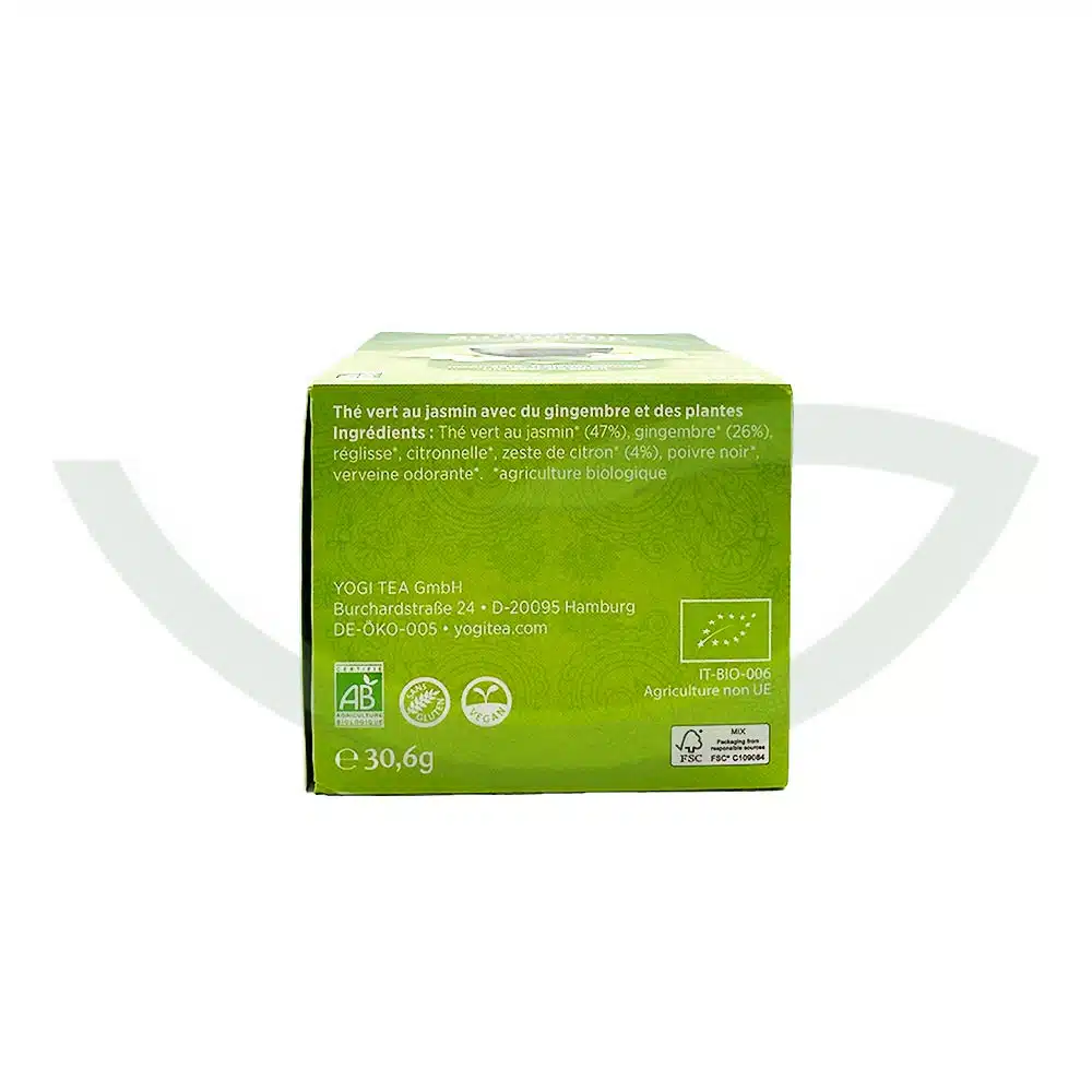 Thé Vert au Jasmin – 17 Sachets – Yogi Tea – Image 3