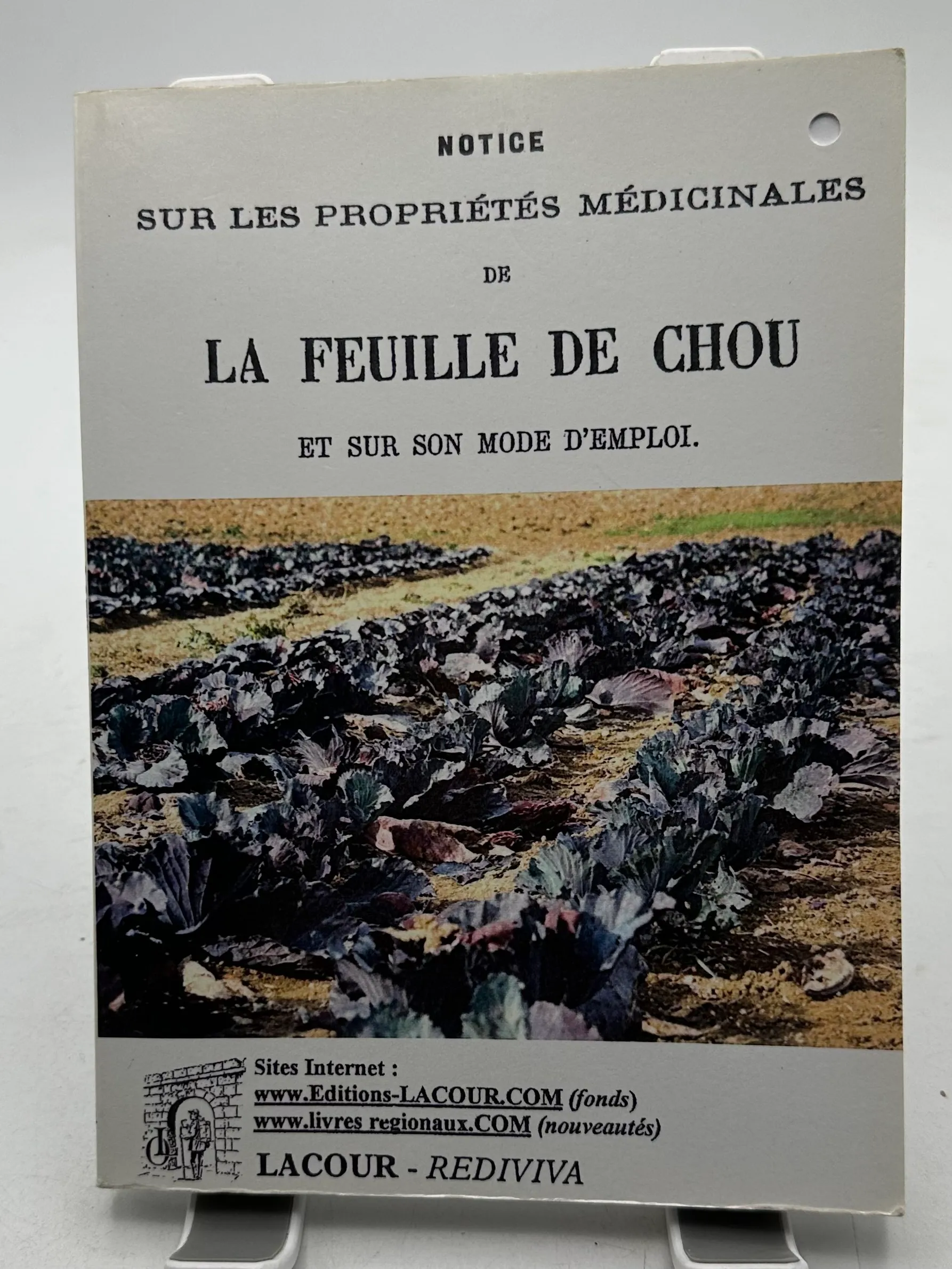 Notice sur les propriétés médicinales de la feuille de chou et sur son mode d’emploi (Rediviva) Blanc, A. – Image 3