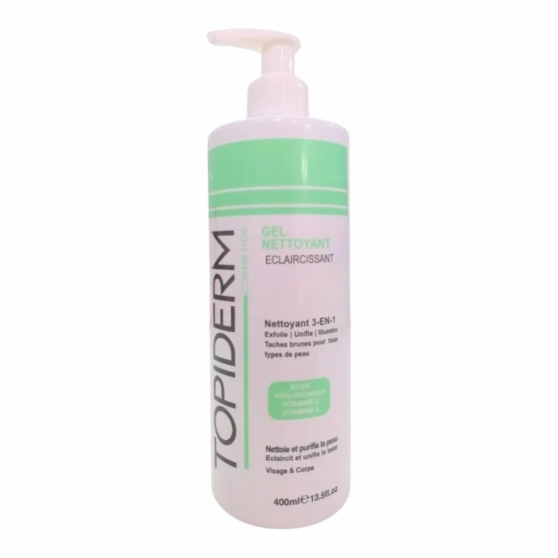 Topiderm Gel Nettoyant Éclaircissant 400ml – Image 2