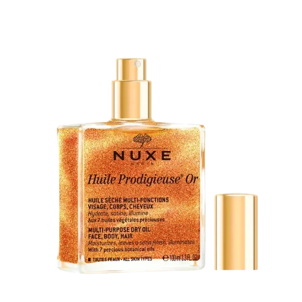 NUXE TROUSSE HUILE PRODIGIEUSE OR 100ML + HUILE PRODIGIEUSE FLORALE 10ML ET GELEE DE DOUCHE RÊVE DE THÉ 200ML – Image 2
