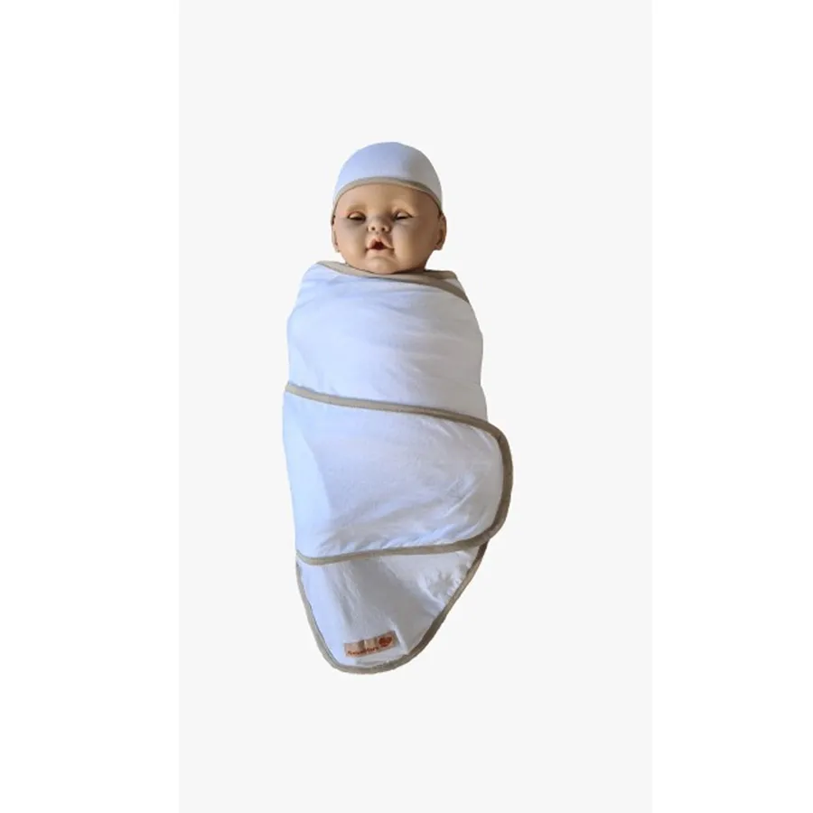 emmaillotage Couverture d’emmaillotage beige