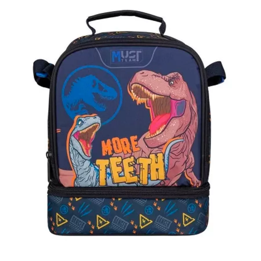 Porte Goûter Isothermique Must Team 2 Poches, Disney More Teeth