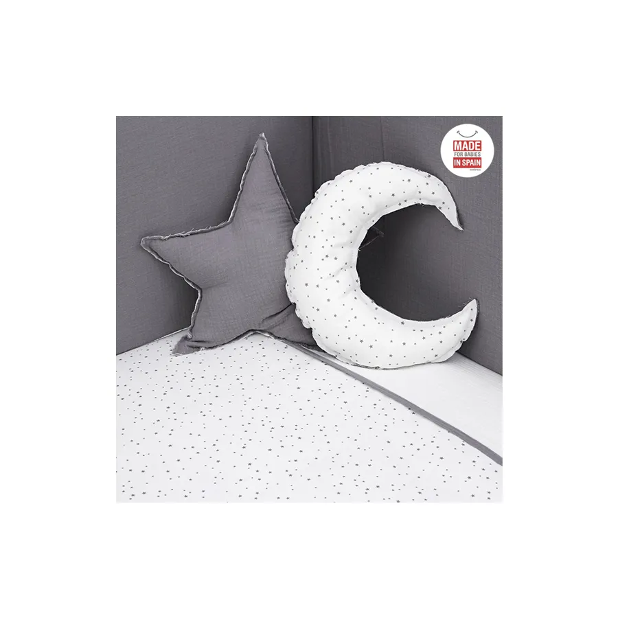 Cambrass Jeu 4 pcs.housse de couette 60 astra gris 60×120 cm – Image 2