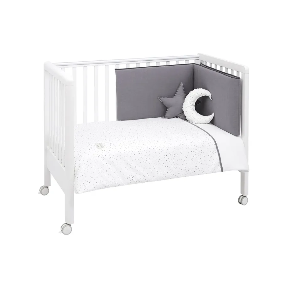 Cambrass Jeu 4 pcs.housse de couette 60 astra gris 60×120 cm