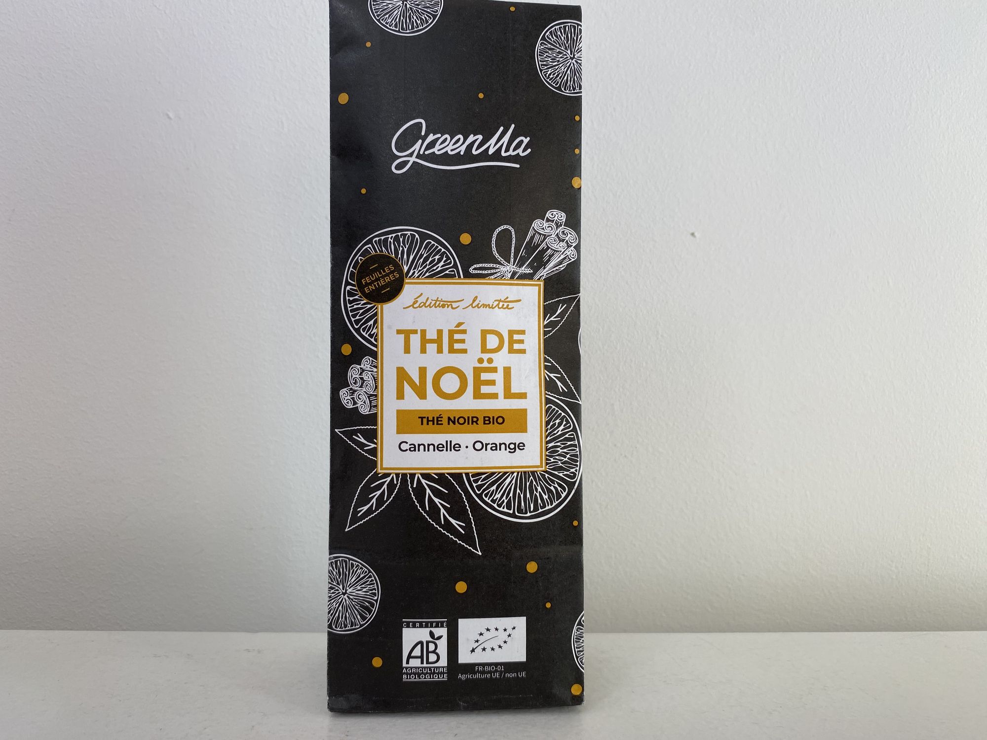 Thé de Noël bio, Eco-recharge kraft 75g